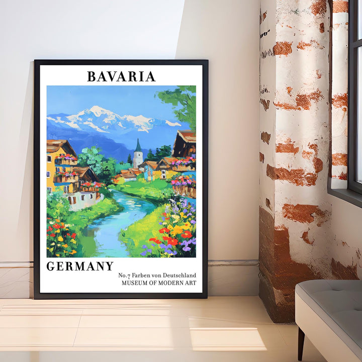 Bavaria Germany Travel Poster