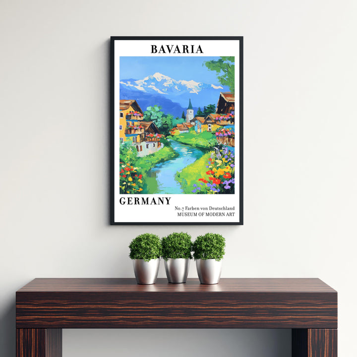 Bavaria Germany Travel Poster