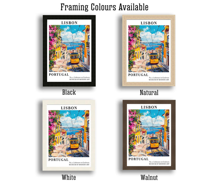 Lisbon Portugal Travel Poster