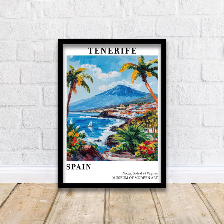 Tenerife Spain Travel Poster
