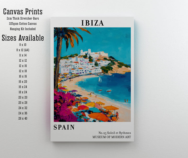 Ibiza Spain Travel Poster