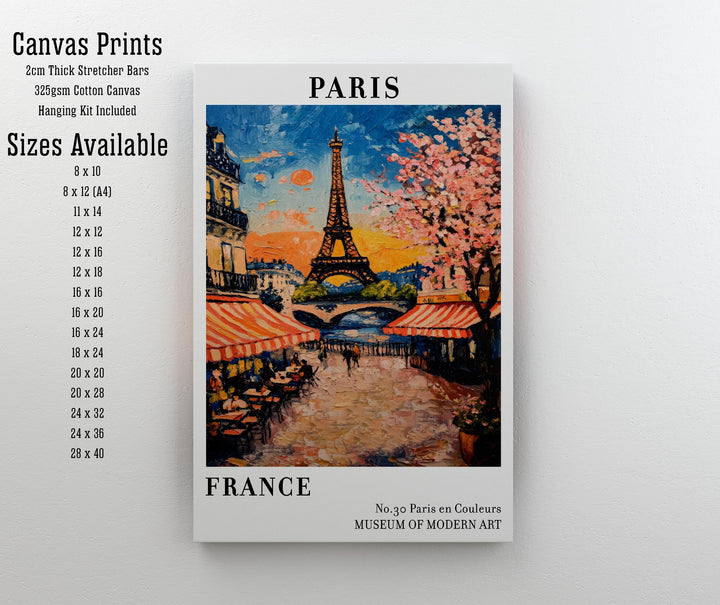 Paris France Travel Poster