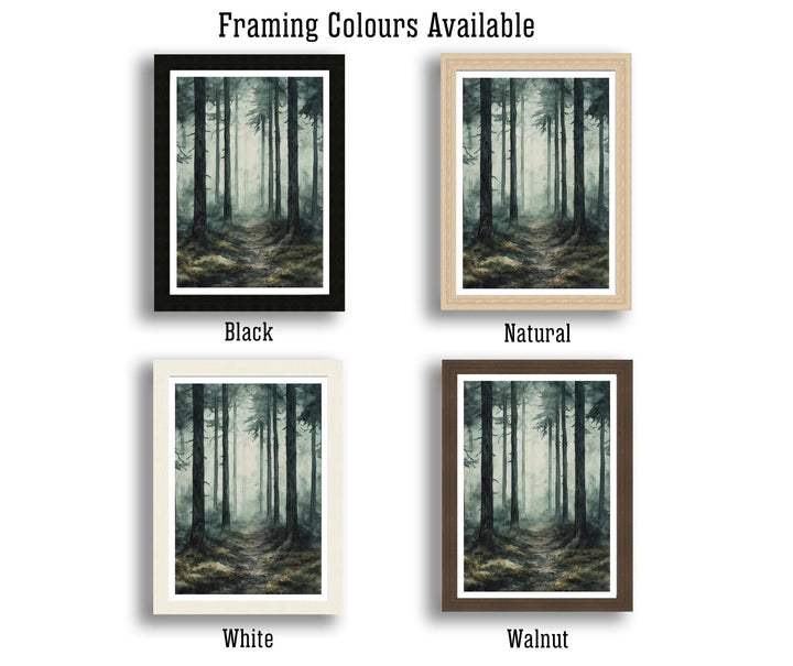 North Carolina Watercolor Travel Poster