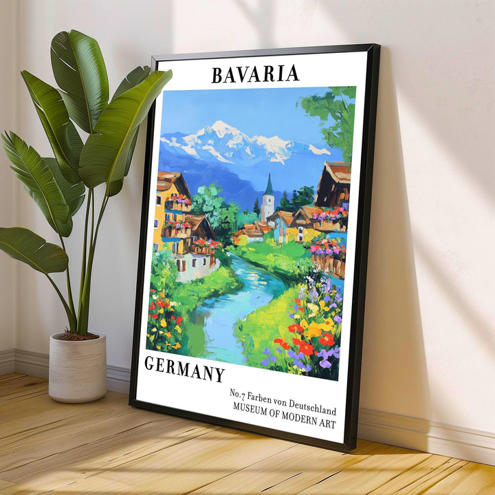 Bavaria Germany Travel Poster