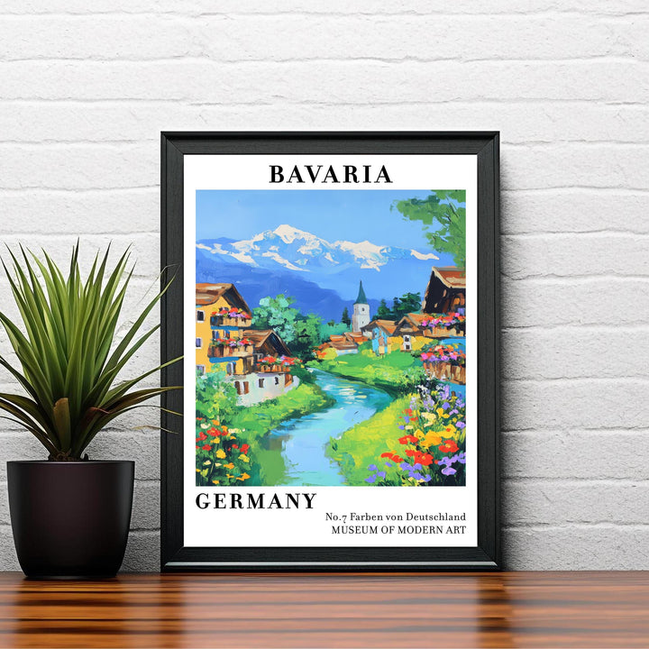 Bavaria Germany Travel Poster