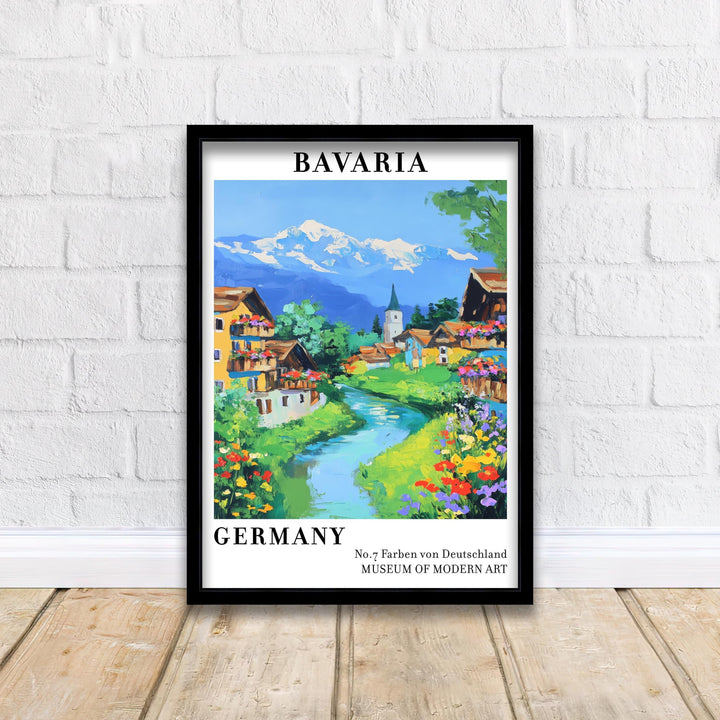 Bavaria Germany Travel Poster