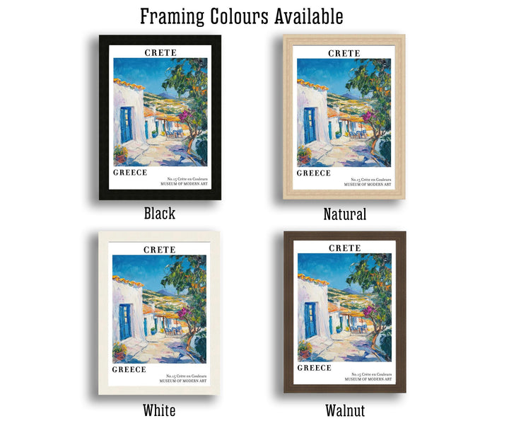 Crete Greece Travel Poster