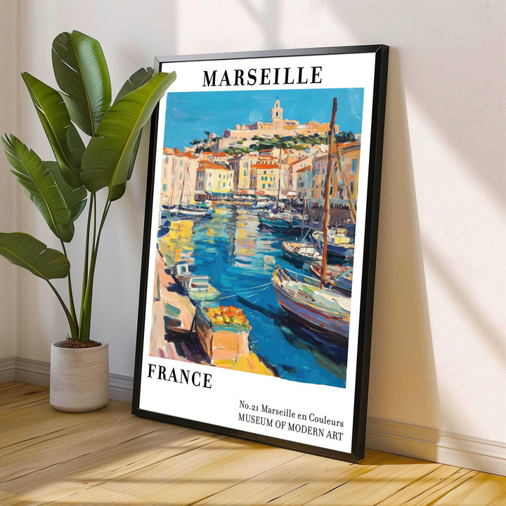 Marseille France Travel Poster