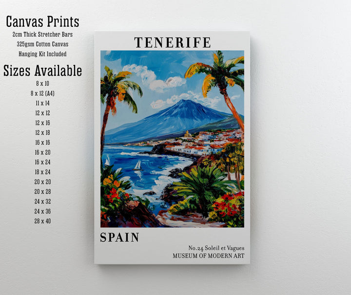 Tenerife Spain Travel Poster