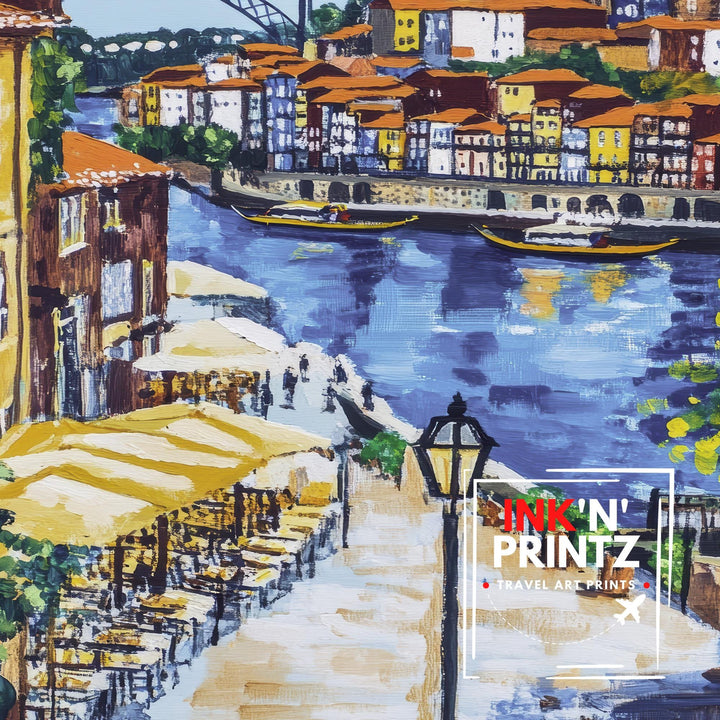 Porto Portugal Travel Poster