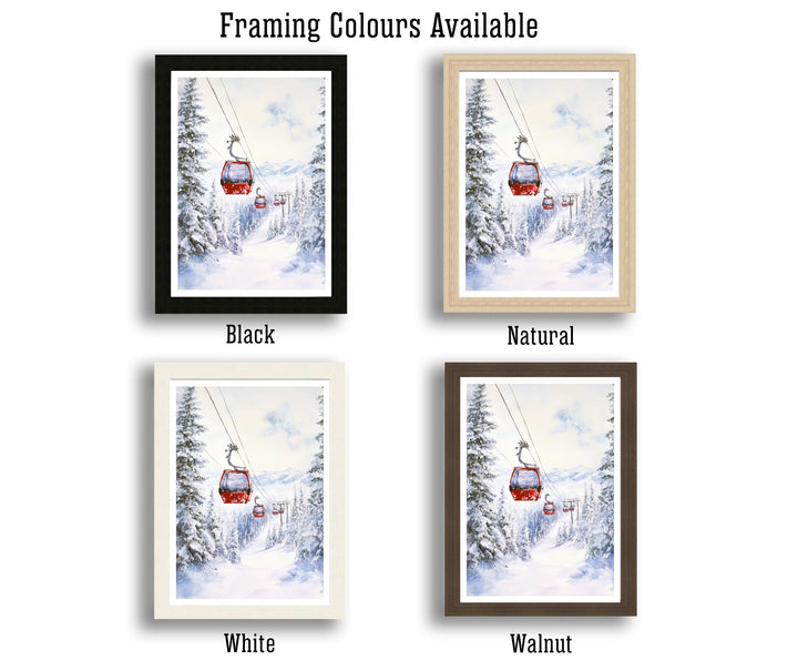 Aspen Colorado Watercolor Travel Poster