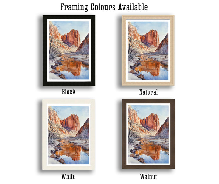 Sedona Arizona Watercolor Travel Poster