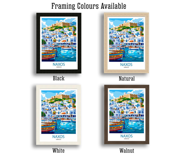 Naxos Travel Poster Greek Island Art Naxos Poster Greece Travel Decor Greek Islands Poster Scenic Naxos Art