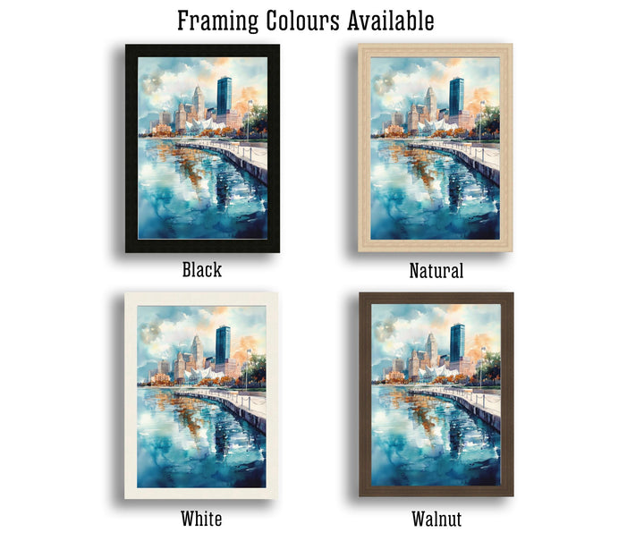 Wisconsin Watercolor Painting Wisconsin Landscape Art Watercolor Nature Poster Scenic Wisconsin Art Rural Wisconsin Decor