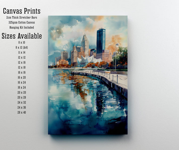 Wisconsin Watercolor Painting Wisconsin Landscape Art Watercolor Nature Poster Scenic Wisconsin Art Rural Wisconsin Decor