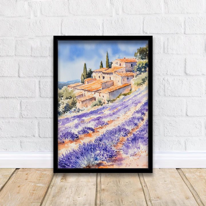 Cornish Coastline Watercolor Painting UK Coastal Art Cornwall Poster Scenic Cornwall Watercolor Beach Decor