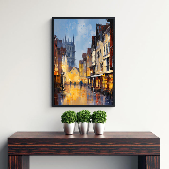 Shambles York Watercolor Painting Historic York Art Shambles Print Scenic York Watercolor Decor