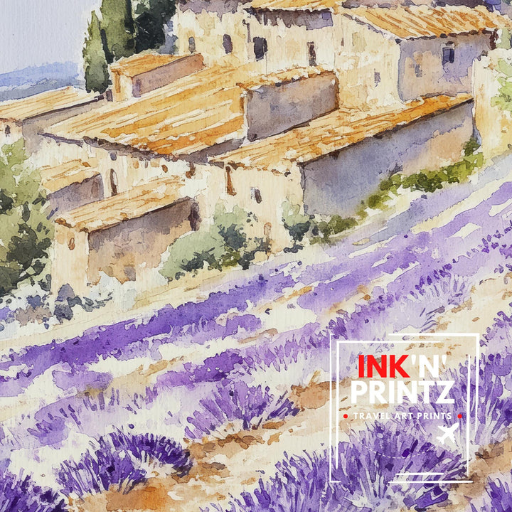 Cornish Coastline Watercolor Painting UK Coastal Art Cornwall Poster Scenic Cornwall Watercolor Beach Decor