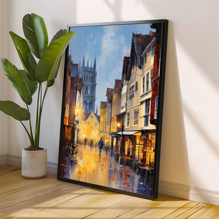 Shambles York Watercolor Painting Historic York Art Shambles Print Scenic York Watercolor Decor