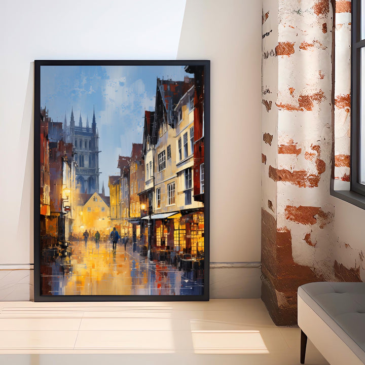 Shambles York Watercolor Painting Historic York Art Shambles Print Scenic York Watercolor Decor