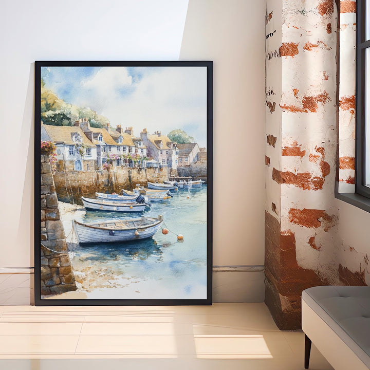 Bristol Watercolor Painting UK City Art Bristol Print Scenic Bristol Decor Waterfront Art