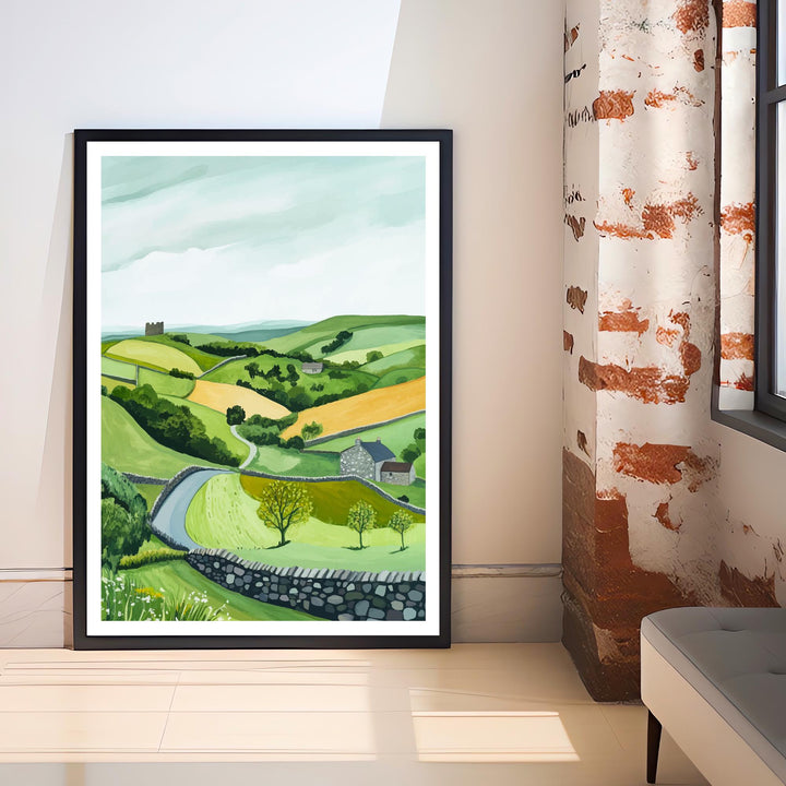 Scottish Highlands Travel Poster Scotland Landscape Art Scottish Highlands Print Scenic Scottish Nature Poster