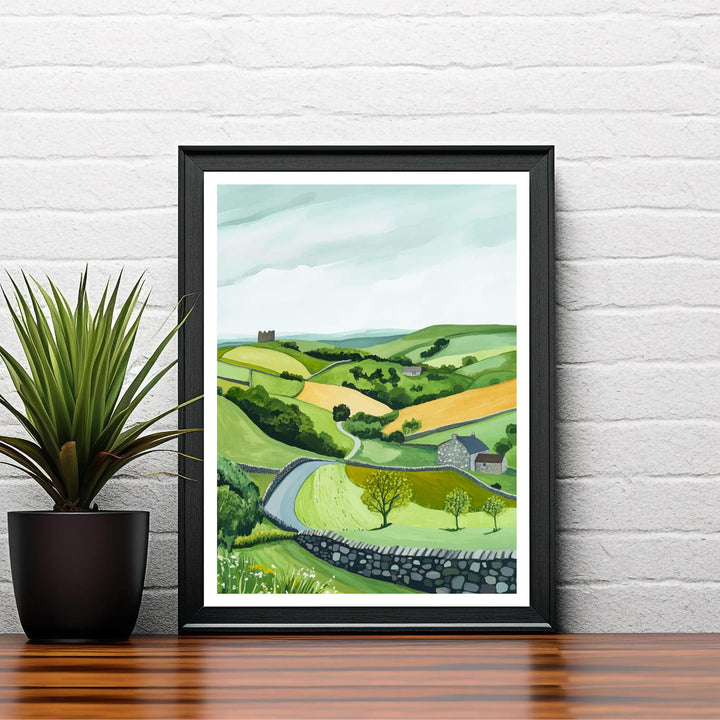 Scottish Highlands Travel Poster Scotland Landscape Art Scottish Highlands Print Scenic Scottish Nature Poster