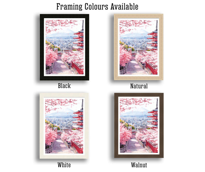 Tokyo Travel Poster Japan City Art Tokyo Skyline Print Scenic Tokyo Poster Urban Japan Decor