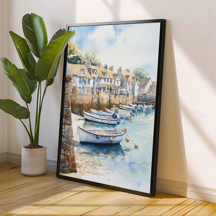 Bristol Watercolor Painting UK City Art Bristol Print Scenic Bristol Decor Waterfront Art