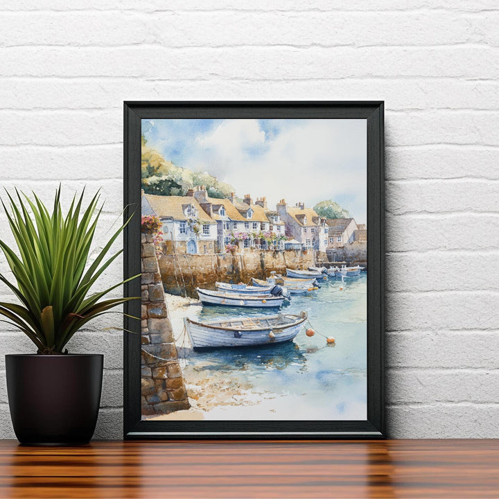 Bristol Watercolor Painting UK City Art Bristol Print Scenic Bristol Decor Waterfront Art