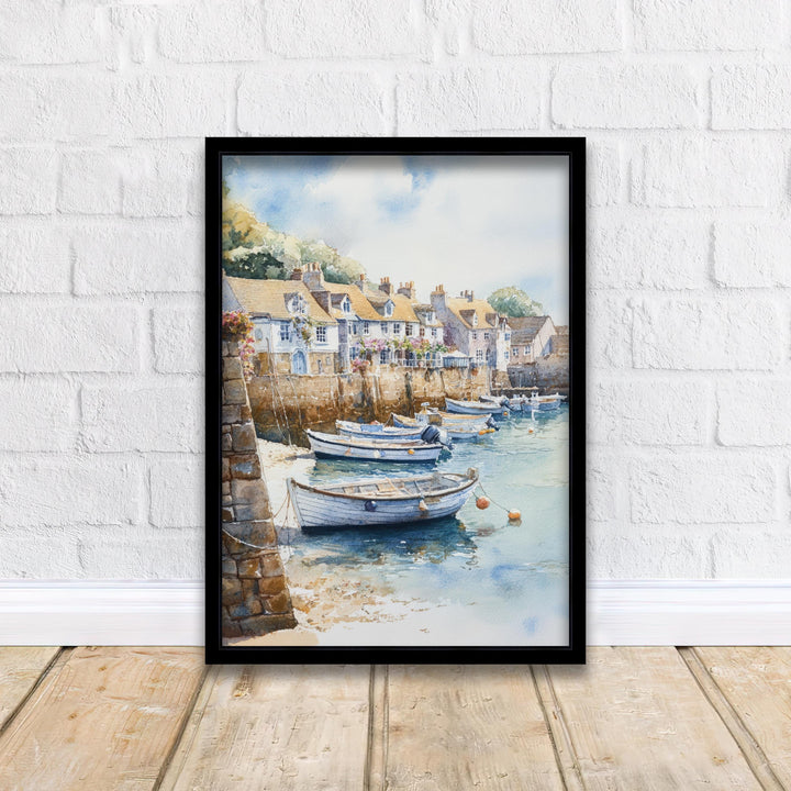 Bristol Watercolor Painting UK City Art Bristol Print Scenic Bristol Decor Waterfront Art