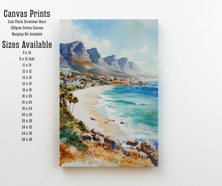 South Africa Watercolor Painting African Landscape Art South Africa Print Scenic Safari Decor Gift for South Africa Lovers