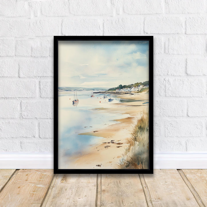 Hayle Watercolor Painting Cornwall Coastal Art Hayle Print Scenic Seaside Decor