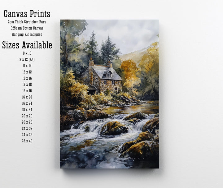 Betws-y-Coed Travel Poster North Wales Village Art Betws-y-Coed Print Scenic Mountain Village Decor Gift for Wales Lovers