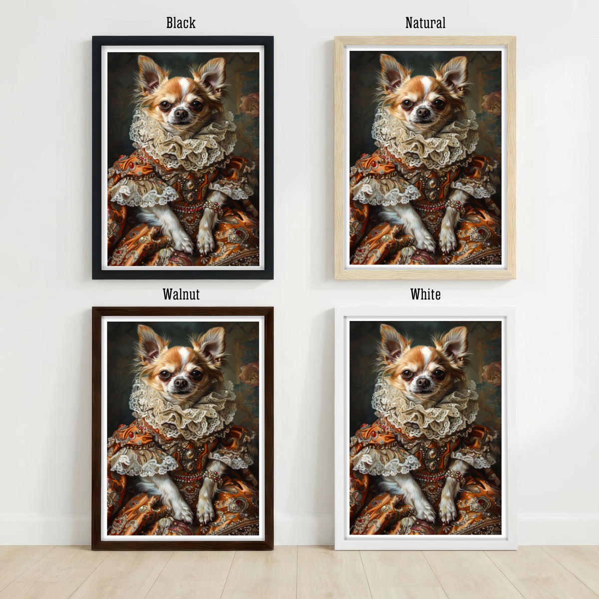 Victorian Chihuahua Portrait Art Print