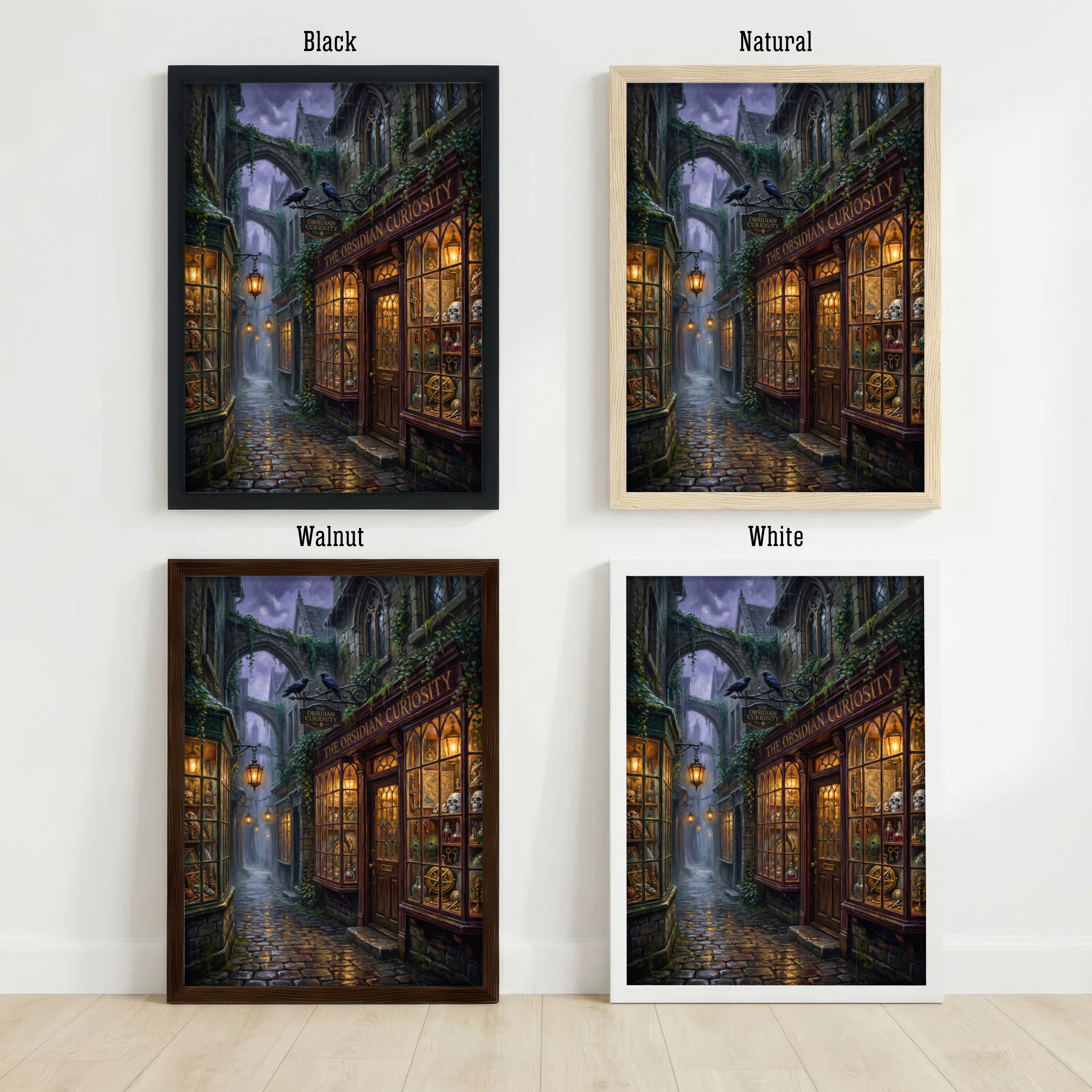 Gothic Curiosity Shop Art Print