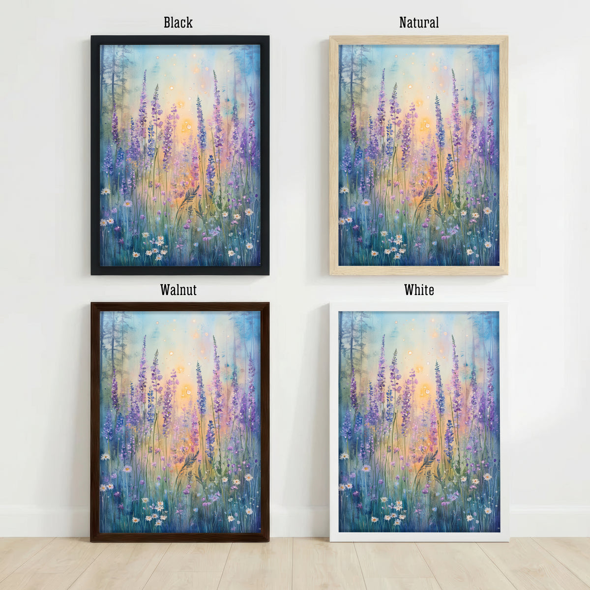 Dreamy Wildflower Meadow Art Print