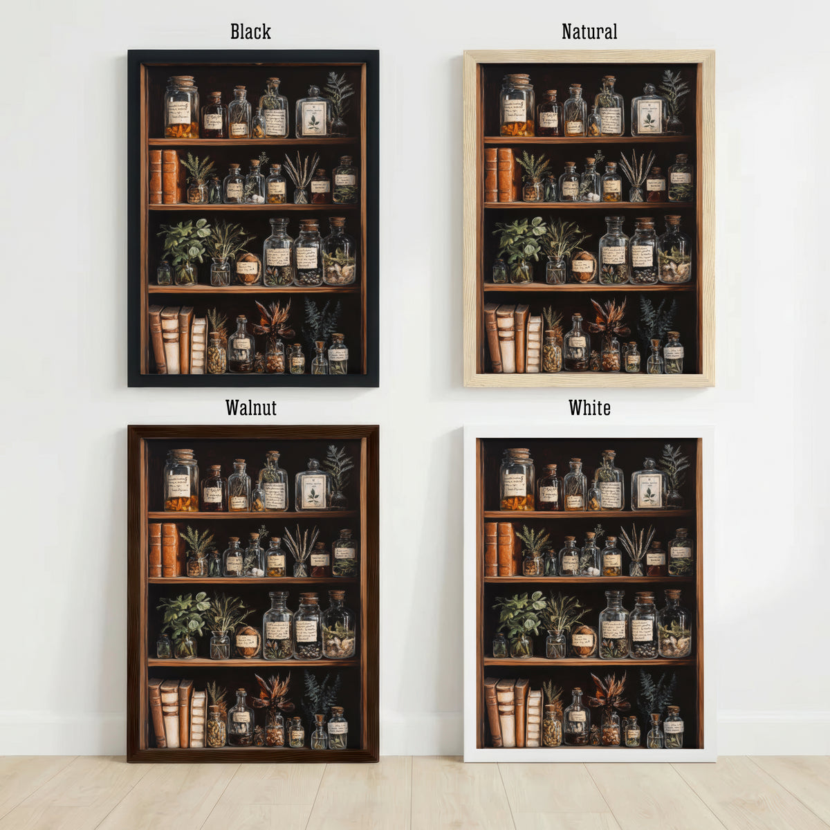 Vintage Apothecary Bottles Art Print
