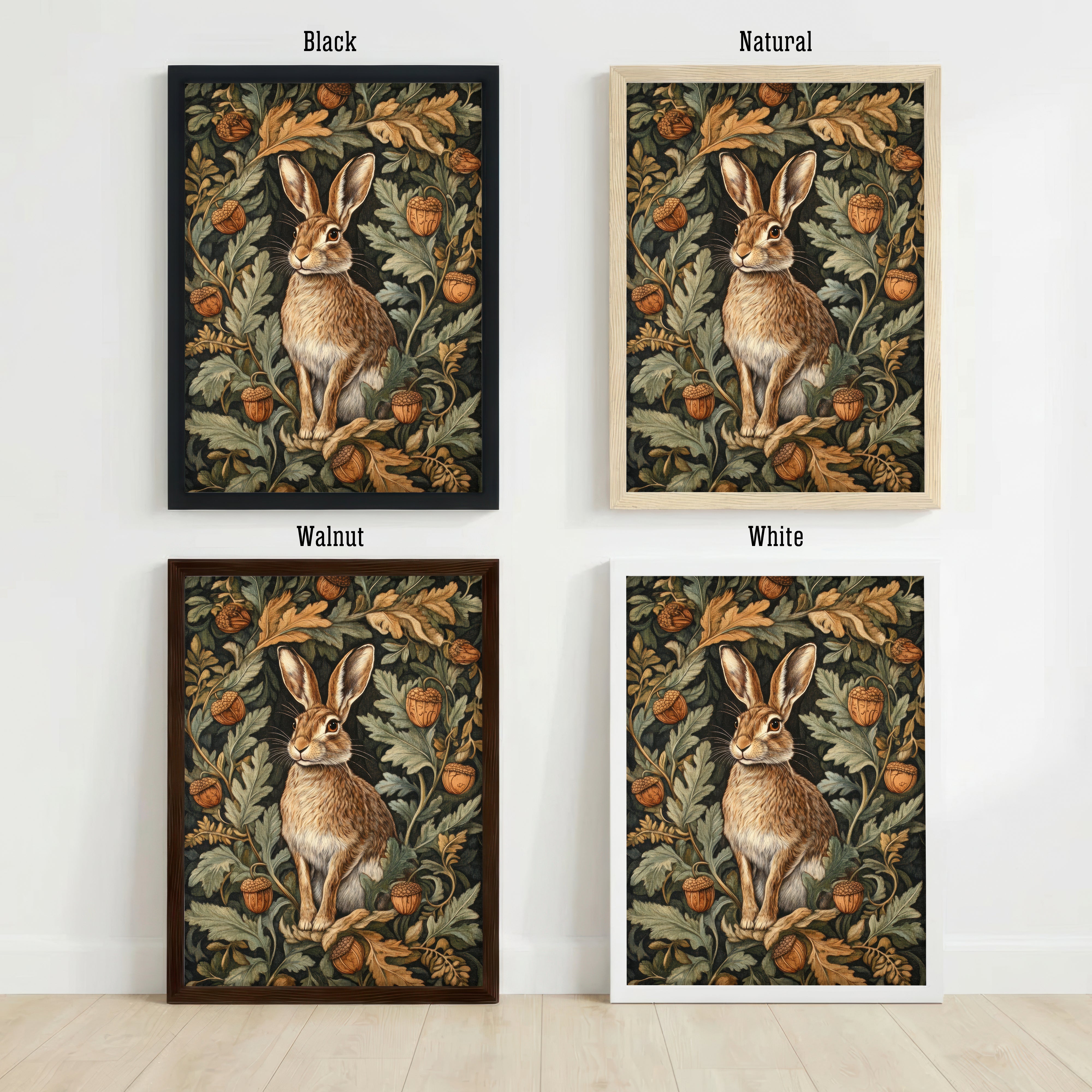 Woodland Hare Art Print
