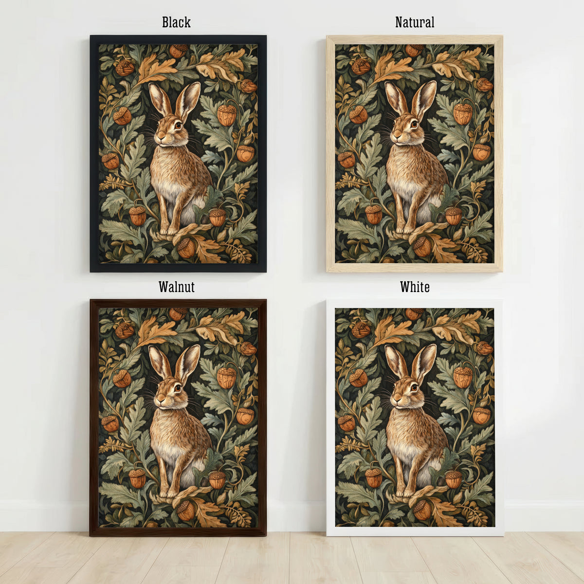 Woodland Hare Art Print