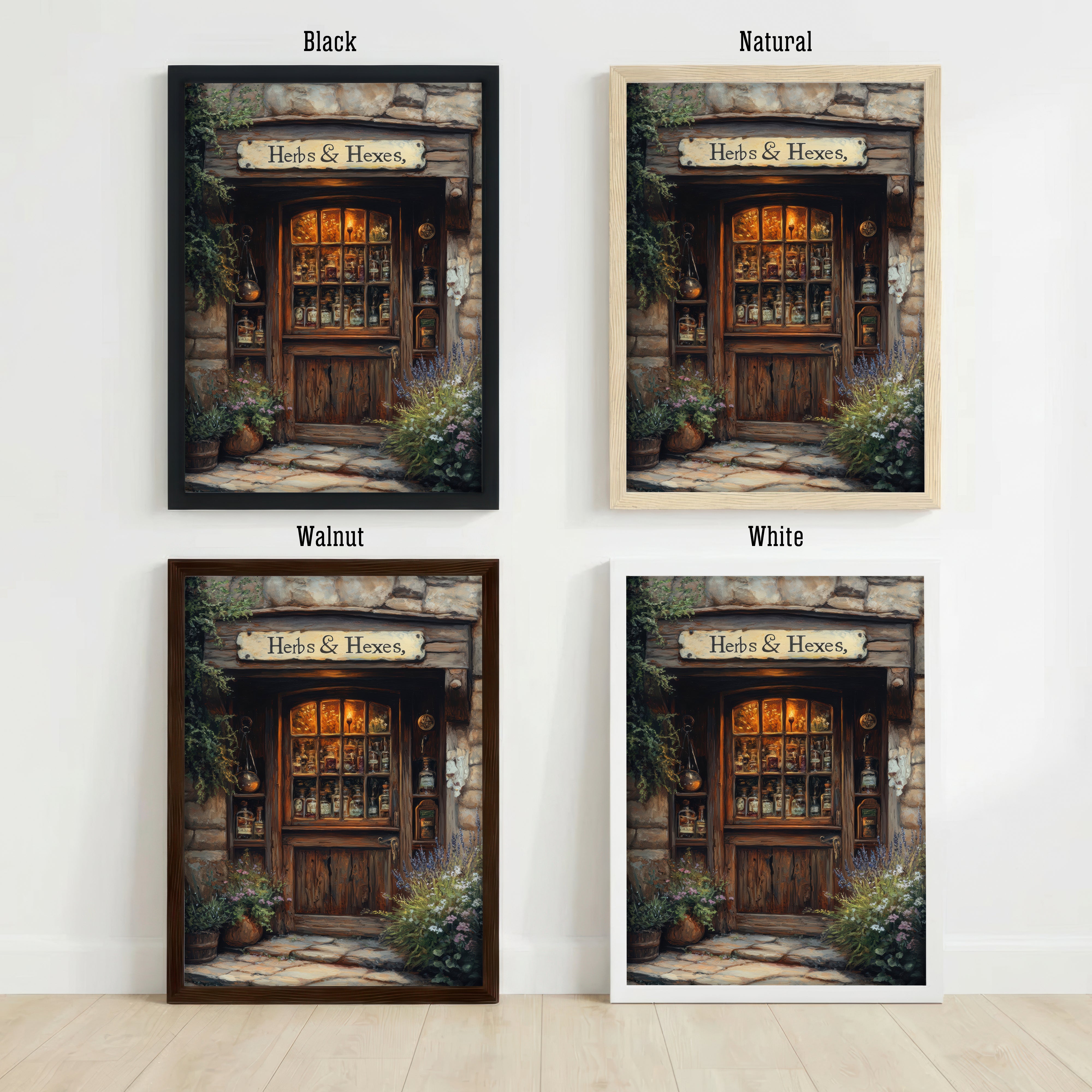 Herbs & Hexes Apothecary Art Print