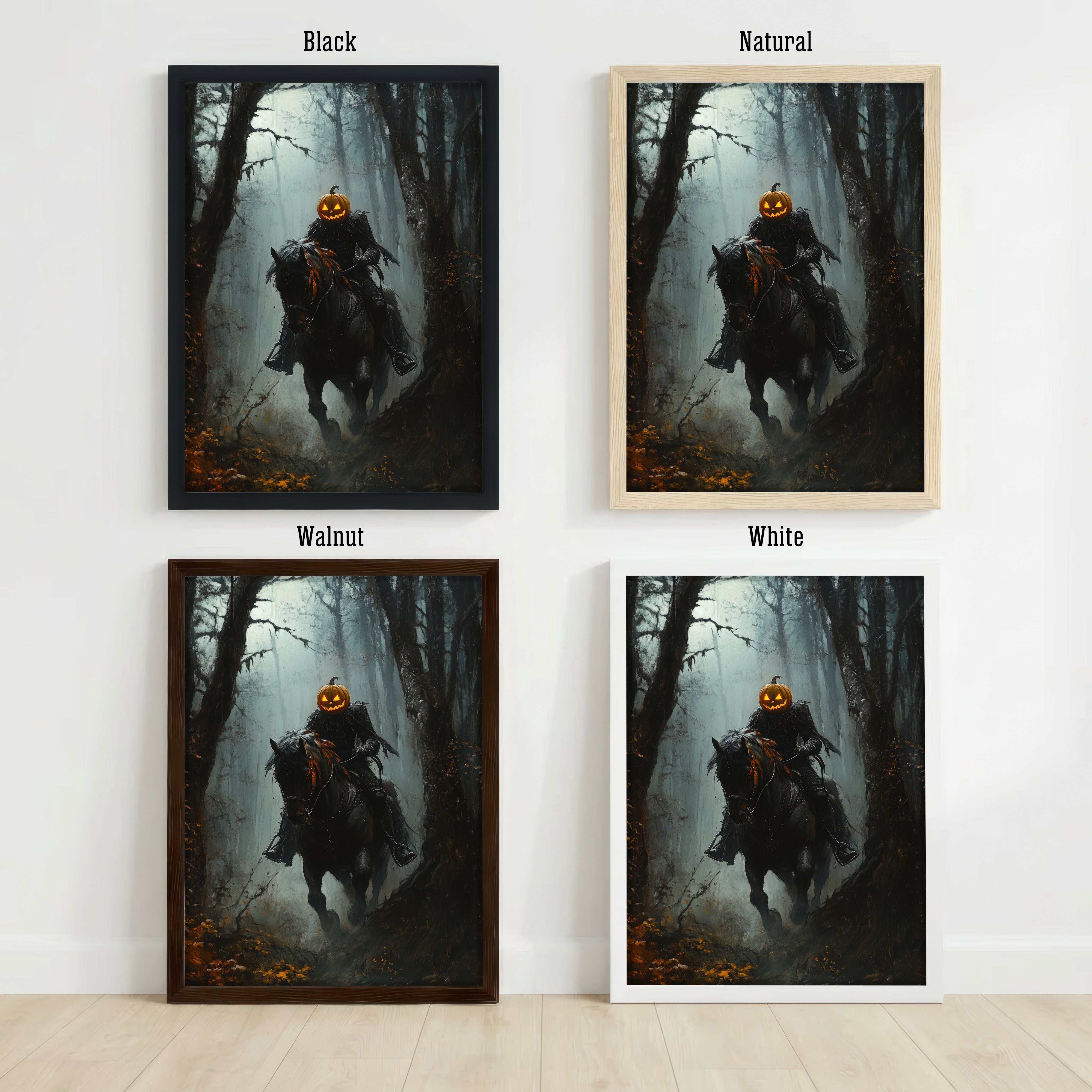 Headless Horseman Gothic Art Print
