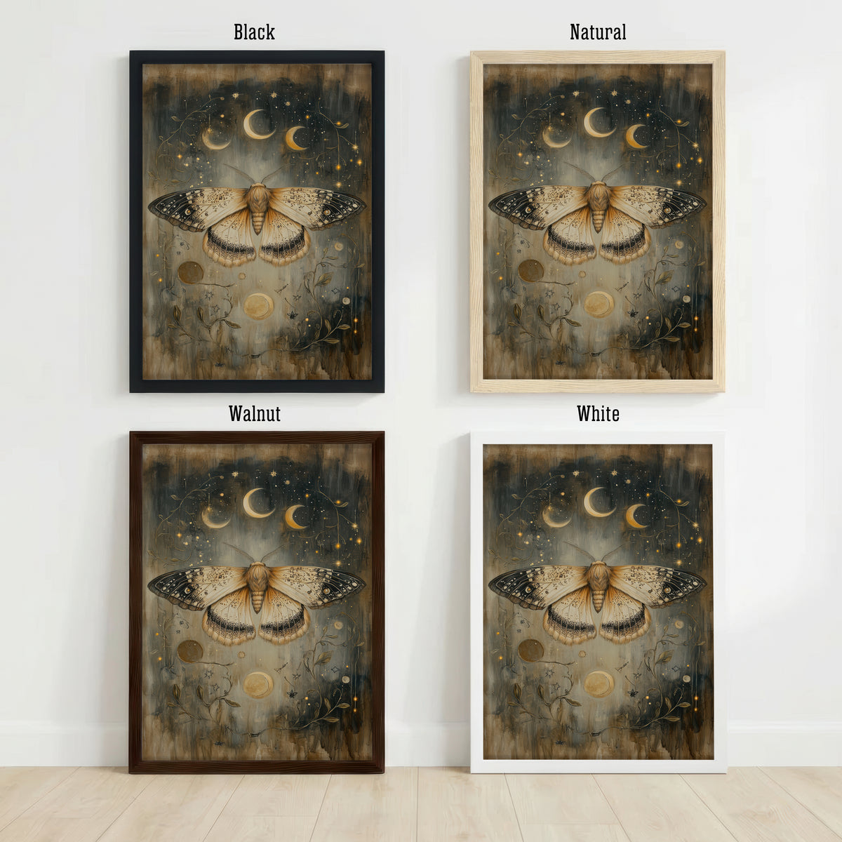 Celestial Moth Art Print