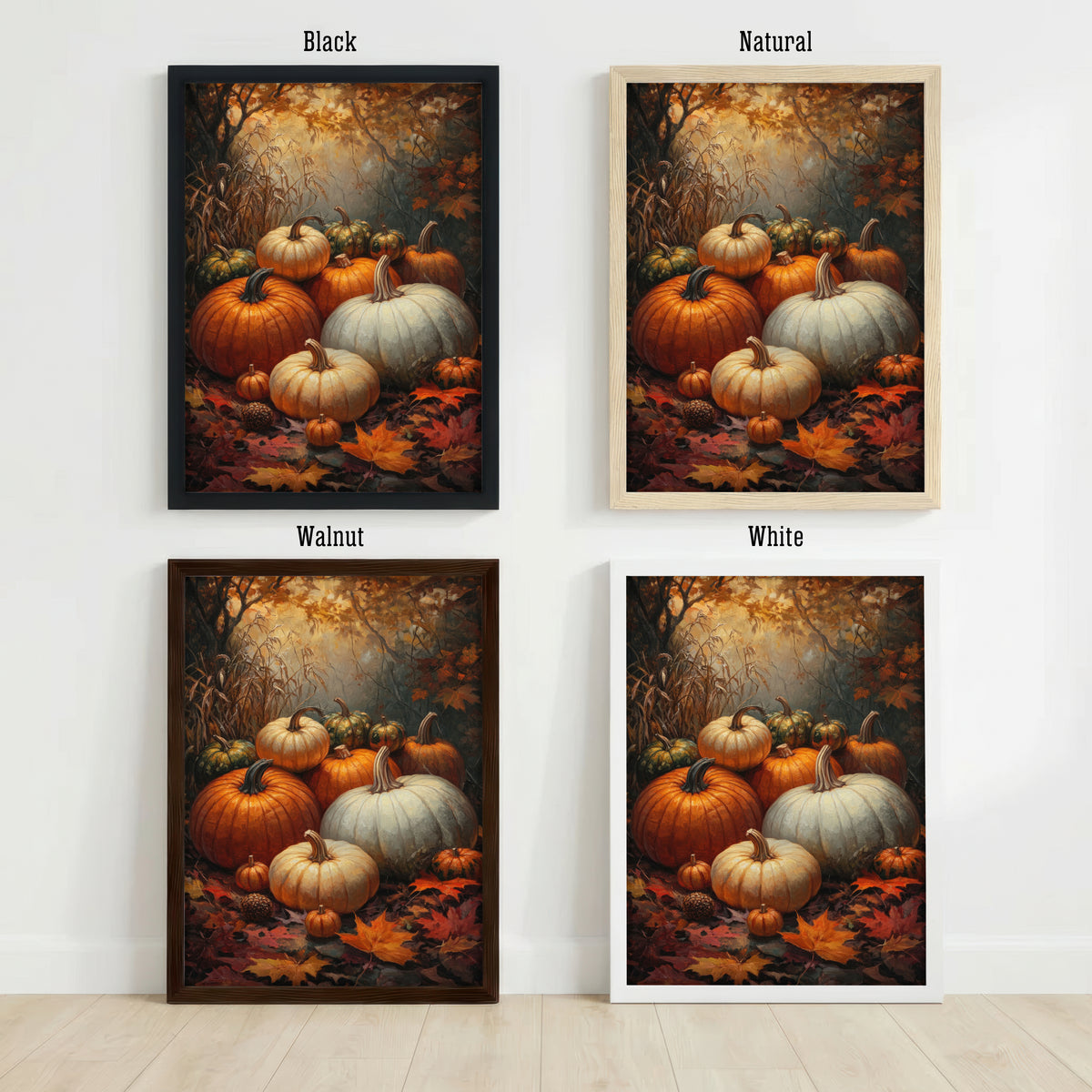 Autumn Pumpkin Harvest Art Print