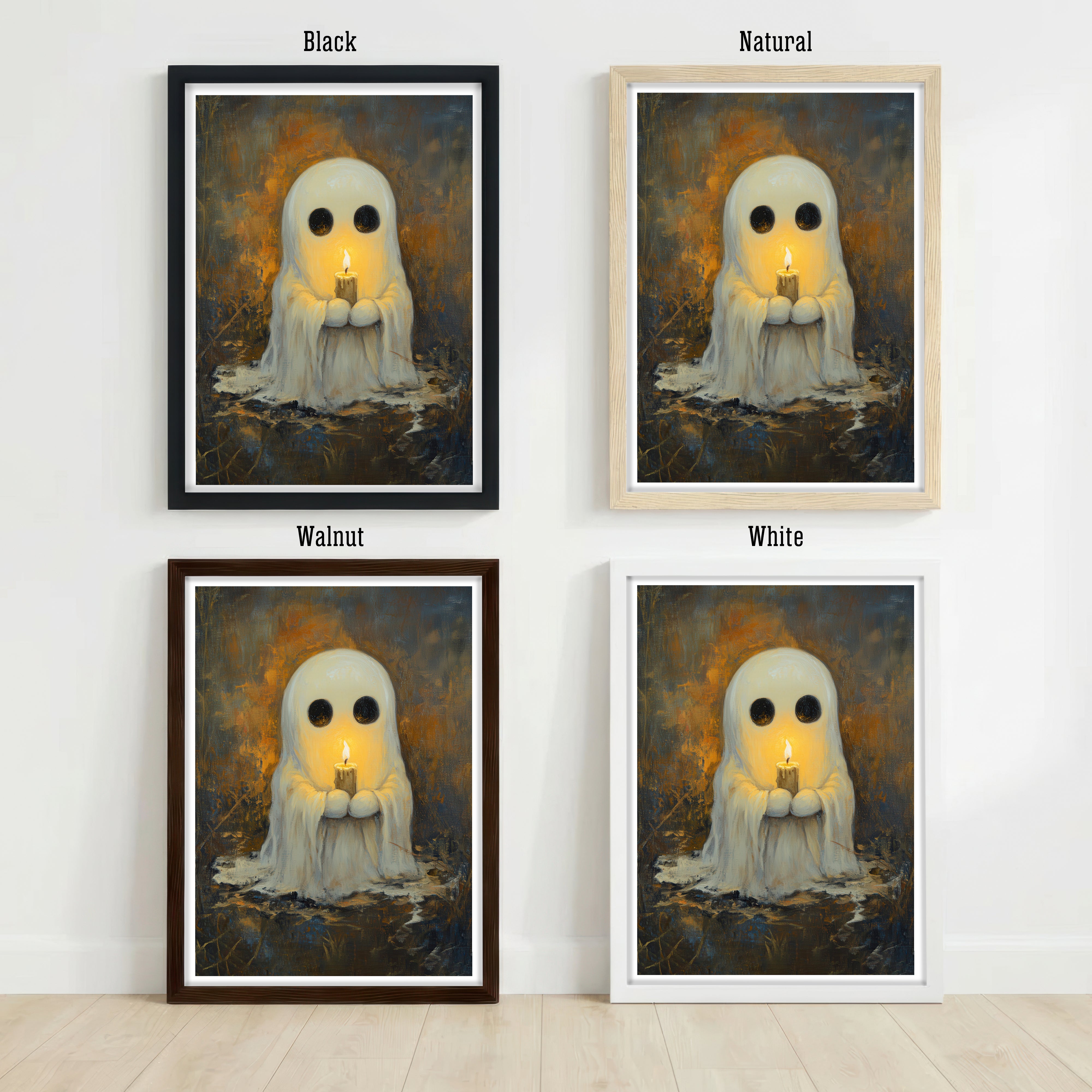 Candlelit Ghost Art Print