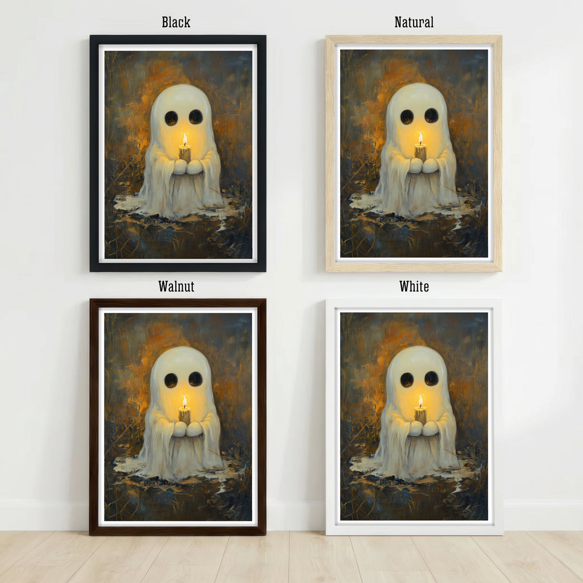 Candlelit Ghost Art Print