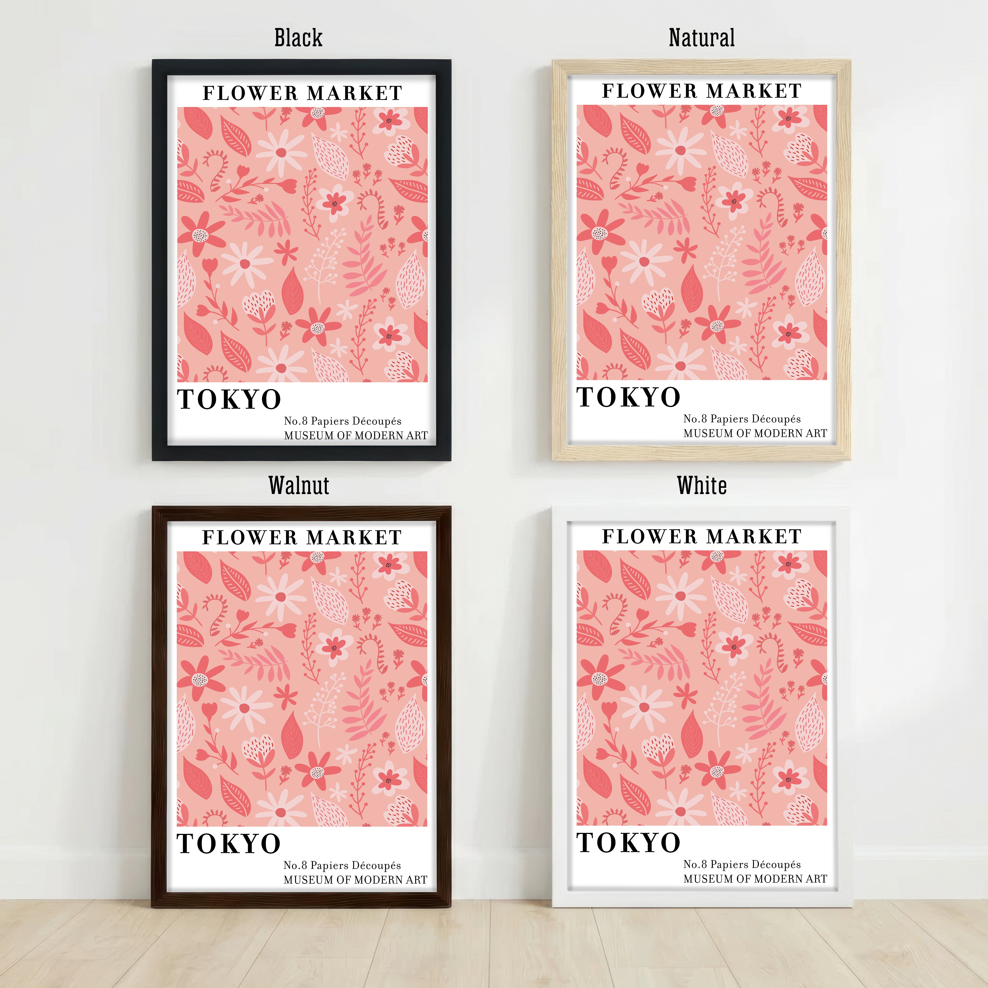Tokyo Floral Market Art Print