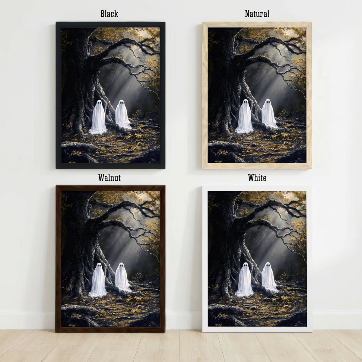 Ghosts Under an Ancient Tree Art Print