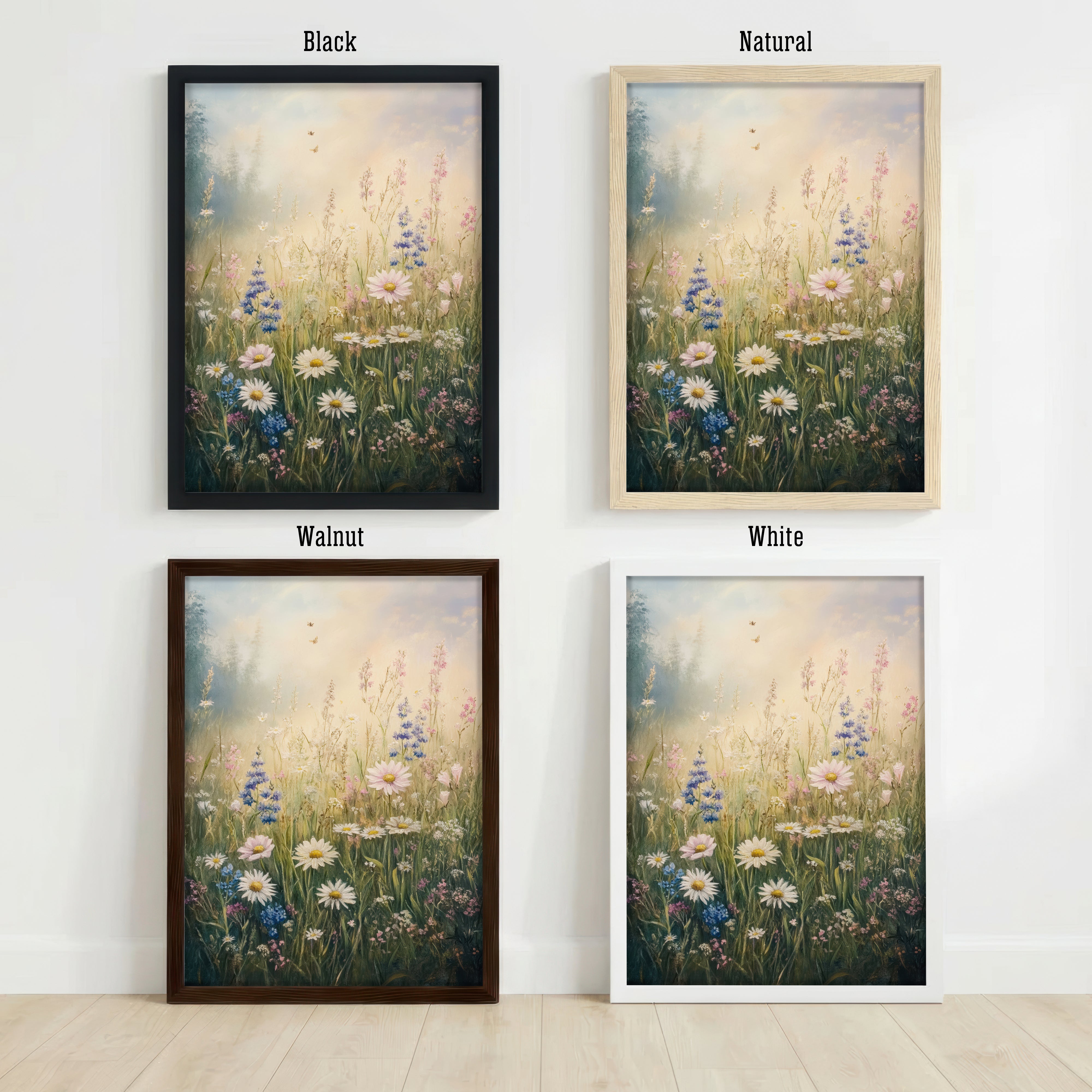 Dreamy Wildflower Meadow Art Print