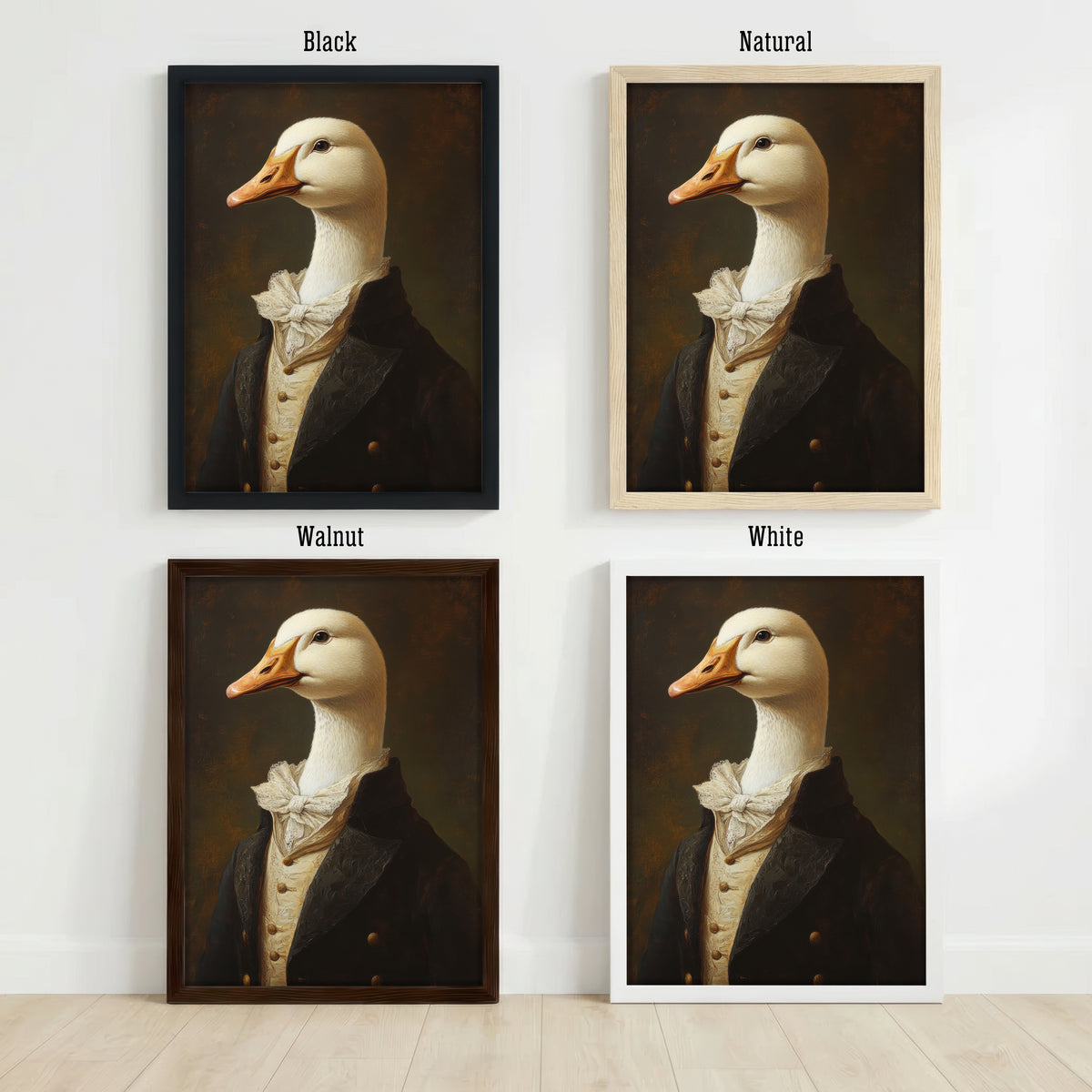 Victorian Goose Portrait Art Print